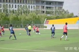 兰州财经大学首届校园足球超级联赛开幕图片