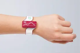 不扎针即可监测血糖！英国研究人员开发出以石墨烯为原材料的新型腕贴图片