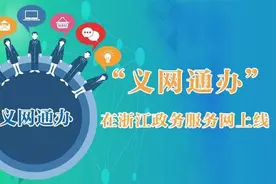 “义网通办”在浙江政务服务网上线 义乌人在这里办事“零次跑”图片
