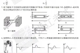 重磅！浙江新高考4月选考物理试题及参考答案出炉图片