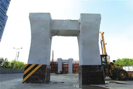 北园高架西延首个墩柱浇筑完成，全线共建墩柱约160个图片