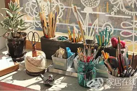 自由画家的工作室 温馨宁静的艺术之家图片