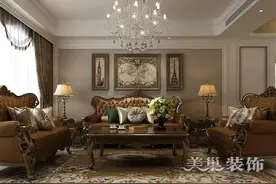 150平极致欧式装修，精致的魅力，檀宫设计就是要这么的赞！图片