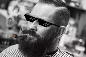 型男 | 哥的发型很帅，不要膜拜我！图片