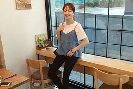 矮个子的森女风搭配，很可爱图片
