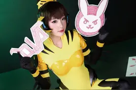 COS：Aza Miyuko还原守望先锋D.VA大蜜蜂皮肤图片