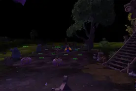 夜晚下你不曾见过另类的魔兽世界，任何人任何职业很简单就能办到图片