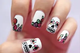 另类重口味，黑白骷髅美甲DIY视频封面