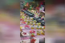 潮汕谷饶某地大劳热拜老爷，神前供品超百万，看呆路人视频封面