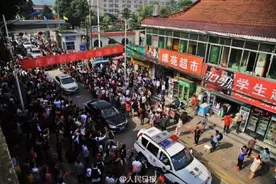 史诗级大片送考队伍，马鞍山震撼上演图片