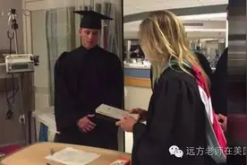 美国高中为一个学生专门举办毕业典礼图片