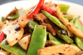 香辣爽口，味道香浓豆豉刀豆肉片，是你喜欢吃的吗？图片