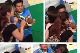 中国游客在泰国吻蛇被咬 引市民热议图片