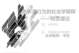 失范行为的社会学解释之标签理论视频封面