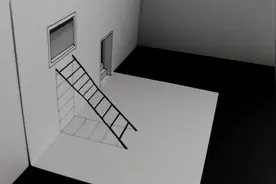 原来是这样画出来的，3D立体错觉的楼梯！实在是太妙了！