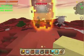 寒霜迷你世界：地心门制作教学之寻找传送碎片完成制作