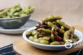 双味毛豆。。。五香香辣你说了算图片