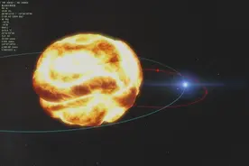仙王座VV长的不好看，放到太阳系真的很大，SpaceEngine宇宙模拟视频封面