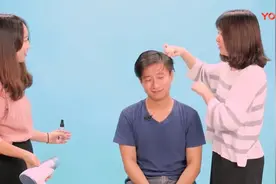 女生第一次帮男生做发型抓头发，男生苦不堪言！