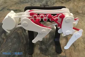 3D打印制作精巧逼真的机械野兽图片