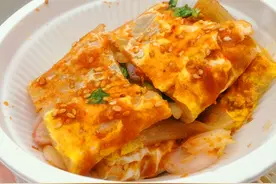 教你做自制街边烤冷面 8分钟就搞定 懒人过冬的好技能图片