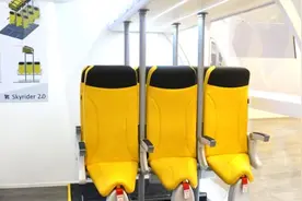 飞机座椅间距不断收窄 有公司甚至设计出了“站立”座椅图片