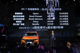 “人气王”王凯现场助阵，DS7售价20.89-30.99万元图片