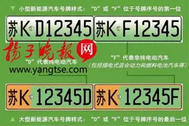 后天起扬州启用新能源汽车专用号牌 “苏K”开头绿色车牌到来图片