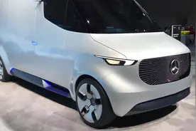 物流车愿景 奔驰发布Vision Van商务概念车
