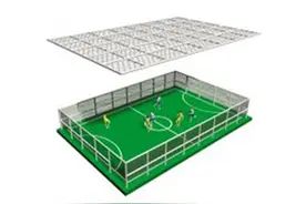 沈阳万泉公园新增笼式足球场图片