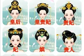 清朝嫔妃等级及头饰样式图片