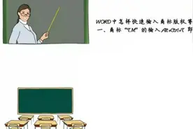 WORD中怎样快速输入商标版权等符号图片