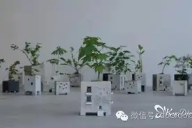 赞！DIY水泥砂浆之创意楼房建筑式种植花盆图片