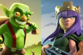 部落冲突爆笑小视频：哥布林与女王的生死一战图片