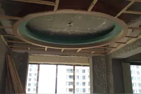 一大早去看现场制作 旋转式楼梯，还真不错图片