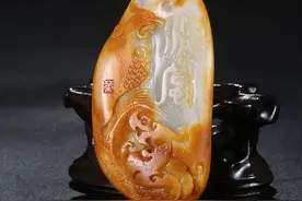和田玉白玉籽料龙凤吊坠精品赏析，品相完美！图片