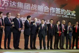 足球之后，万达又要“玩”篮球图片