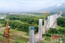 仙居：金台铁路施工忙图片