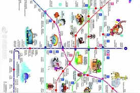 高清版来了！成都地铁线沿线景点图，一目了然！图片