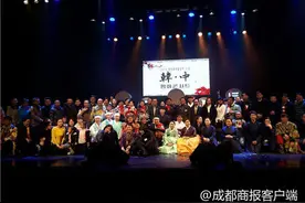 把奥运logo融入变脸8分钟变9张脸 四川变脸惊艳韩国观众图片