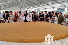 1.2吨超大号俄罗斯提拉米苏亮相哈洽会图片