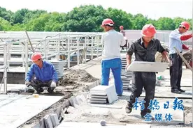 工业废水脱氮工程土建“收尾”图片