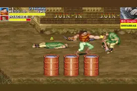 恐龙快打 麦斯打第二关的屠夫是最好的，抱摔距离这么近！视频封面