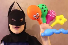 趣味早教，小萝莉玩手指气球，教大家学习儿歌