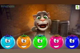 益智玩具启蒙 会说话的汤姆猫吃水果的趣事视频封面