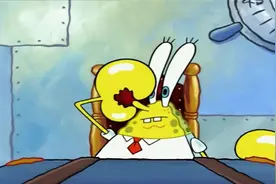 海底世界虽然只有海绵宝宝一个人 但海绵宝宝仍坚强乐观的活着！