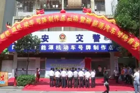 首批新能源汽车号码牌今日发放图片