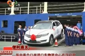 华中首个口岸进口车物流中心在汉启用视频封面