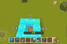 迷你世界：制作电动旋转马达教学，居然能发电？