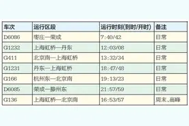 高铁泰安站1月10日起调图运行 新增7趟列车图片